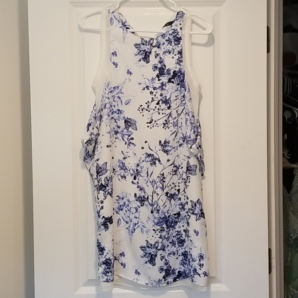 Zara Blue & White Dress